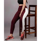 Generic Women's Polyester Solid Ankle length High Waisted Tights (Maroon) - MYLUXURY LANE ENTERPRISE