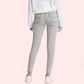 High Rise Skinny Jeans in Gray with Low Stretch - MYLUXURY LANE ENTERPRISE