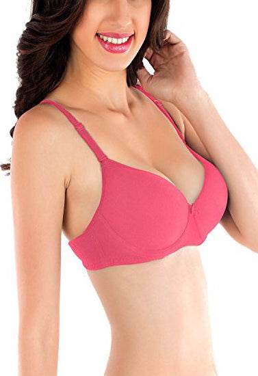 Pinkish Padded Bra - MYLUXURY LANE ENTERPRISE