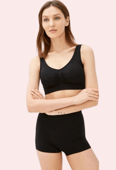 Contrast Medium Support Sports Bra Twin Pack - MYLUXURY LANE ENTERPRISE