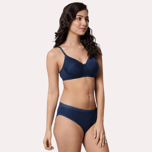 Classic Cotton Sexy Bra & Panty Set - MYLUXURY LANE ENTERPRISE