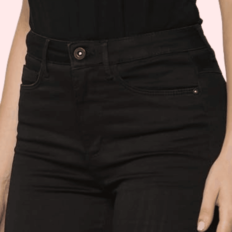 Women's Classic High Waist Royal Black Skinny Jeans - MYLUXURY LANE ENTERPRISE