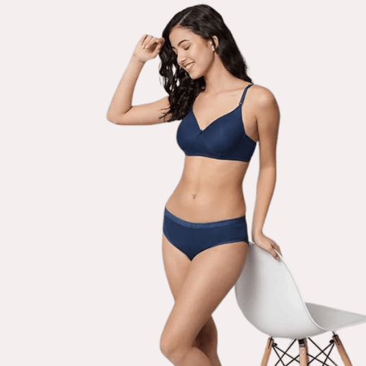Classic Cotton Sexy Bra & Panty Set - MYLUXURY LANE ENTERPRISE
