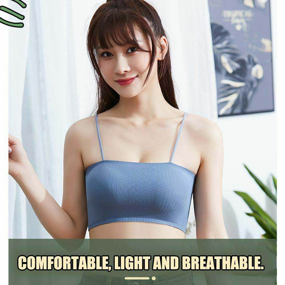 2 Pack seamless padded crop top bra - MYLUXURY LANE ENTERPRISE