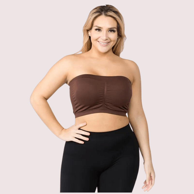 2-Pack Sexy Tube Bandeau Bra Tops for Women - MYLUXURY LANE ENTERPRISE