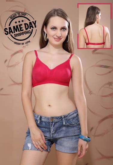 2 Pack Comfy padded non wired t shirt bra - MYLUXURY LANE ENTERPRISE