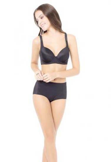Dashing Black Plunge T-shirt Bra Boyshort Set - MYLUXURY LANE ENTERPRISE