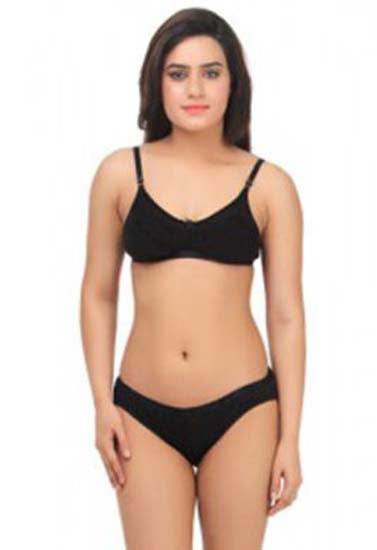 Black Absolute Everyday Bra Panty Set - MYLUXURY LANE ENTERPRISE
