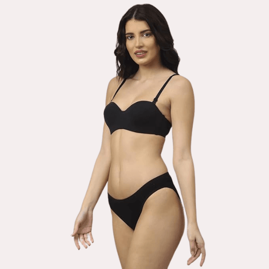 Casual Cotton Comfort Bra Panty Set - MYLUXURY LANE ENTERPRISE