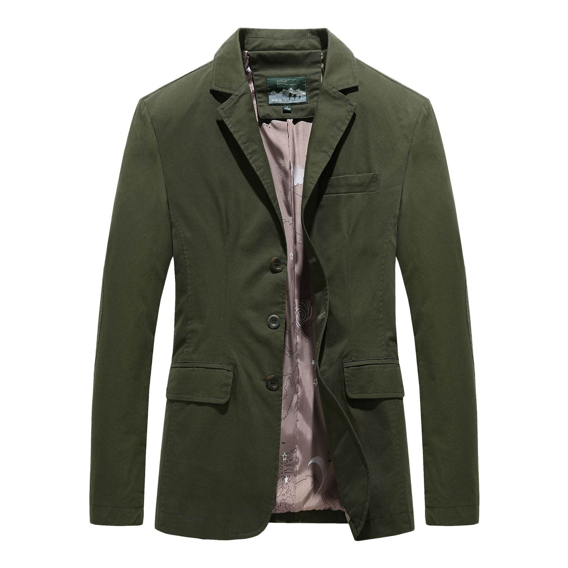 New Men's Cotton Leisure Suit Plus Size Coat Loose - MYLUXURY LANE ENTERPRISE