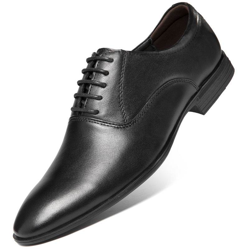Men's Pointed Business Casual Leather Shoes - MYLUXURY LANE ENTERPRISE