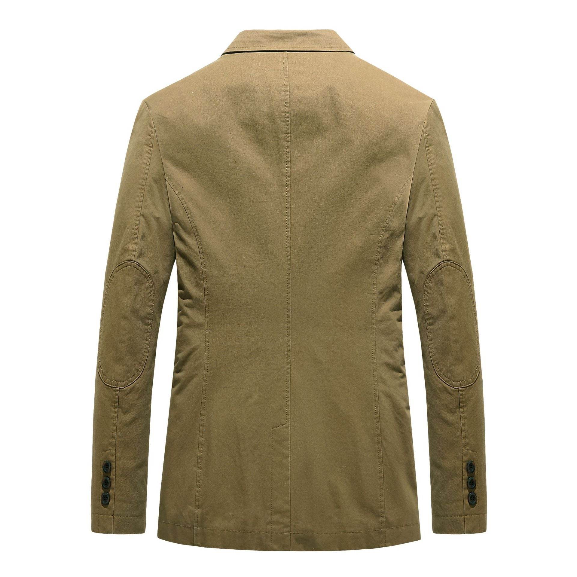 New Men's Cotton Leisure Suit Plus Size Coat Loose - MYLUXURY LANE ENTERPRISE