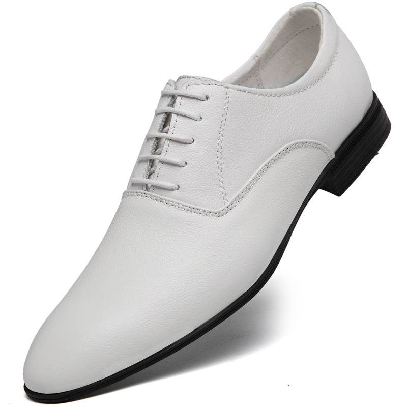 Men's Pointed Business Casual Leather Shoes - MYLUXURY LANE ENTERPRISE