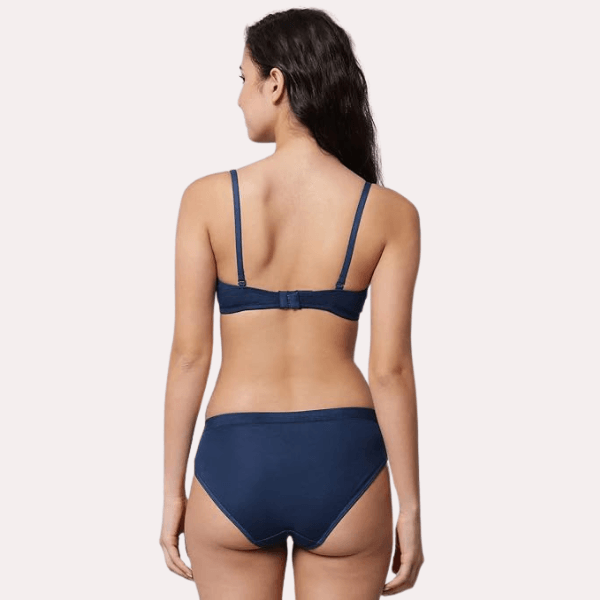 Classic Cotton Sexy Bra & Panty Set - MYLUXURY LANE ENTERPRISE