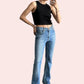 Women's Light Blue High Waist Denim Jeans - MYLUXURY LANE ENTERPRISE