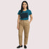 Teal Crown Graphic Crew Neck Tee - MYLUXURY LANE ENTERPRISE