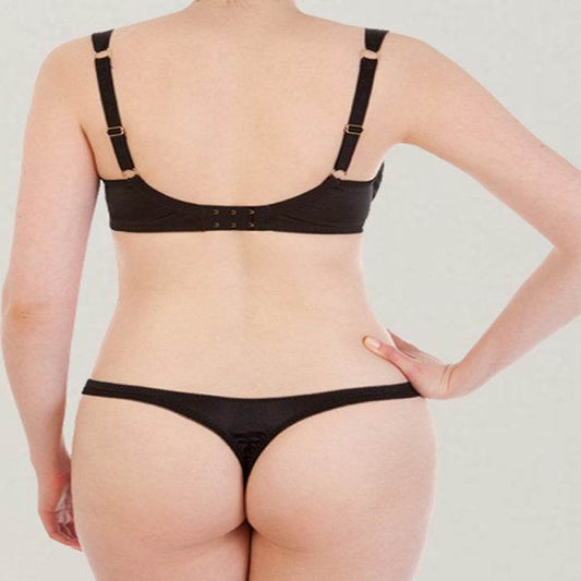 Hot Sexy Black Push Up Bra And Thong Set - MYLUXURY LANE ENTERPRISE