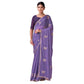 Generic Women's Digital Printed  Georgette Saree With Unstitched Blouse (Lavendar, 5-6 Mtrs) - MYLUXURY LANE ENTERPRISE
