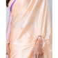 Generic Women's Soft Crepe Silk Printed Ready To Wear Saree With Unstitched Blouse 5.5Mtr (Beige) - MYLUXURY LANE ENTERPRISE