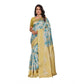 Generic Women's Banarasi Silk Jaquard Woven Saree With Unstitched Blouse 5.5Mtr (Yellow) - MYLUXURY LANE ENTERPRISE