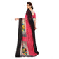 Generic Women's Georgette Printed Saree With Unstitched Blouse 5.5Mtr (Multicolor) - MYLUXURY LANE ENTERPRISE