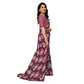 Generic Women's Georgette Printed Saree With Unstitched Blouse 5.5Mtr (Brown) - MYLUXURY LANE ENTERPRISE