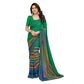 Generic Women's Georgette Printed Saree With Unstitched Blouse 5.5Mtr (Green) - MYLUXURY LANE ENTERPRISE