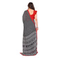 Generic Women's Georgette Printed Saree With Unstitched Blouse 5.5Mtr (Black) - MYLUXURY LANE ENTERPRISE