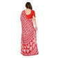 Generic Women's Georgette Printed Saree With Unstitched Blouse 5.5Mtr (Red) - MYLUXURY LANE ENTERPRISE
