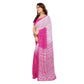 Generic Women's Georgette Printed Saree With Unstitched Blouse 5.5Mtr (Pink) - MYLUXURY LANE ENTERPRISE