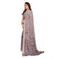 Generic Women's Georgette Printed Saree With Unstitched Blouse 5.5Mtr (Grey) - MYLUXURY LANE ENTERPRISE
