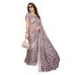 Generic Women's Georgette Printed Saree With Unstitched Blouse 5.5Mtr (Grey) - MYLUXURY LANE ENTERPRISE