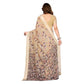 Generic Women's Georgette Printed Saree With Unstitched Blouse 5.5Mtr (Beige) - MYLUXURY LANE ENTERPRISE