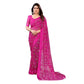 Generic Women's Georgette Printed Saree With Unstitched Blouse 5.5Mtr (Pink) - MYLUXURY LANE ENTERPRISE