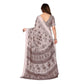 Generic Women's Georgette Printed Saree With Unstitched Blouse 5.5Mtr (Grey) - MYLUXURY LANE ENTERPRISE