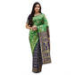 Generic Women's Silk Blend Zari Weaving Saree With Unstitched Blouse 5.5Mtr (Green) - MYLUXURY LANE ENTERPRISE