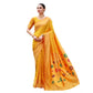 Generic Women's Silk Blend Paithani Weaving Saree With Unstitched Blouse 5.5Mtr (Mustard) - MYLUXURY LANE ENTERPRISE