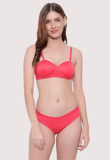 Non-Wired Cotton Push-Up Bra Panty for Women - MYLUXURY LANE ENTERPRISE