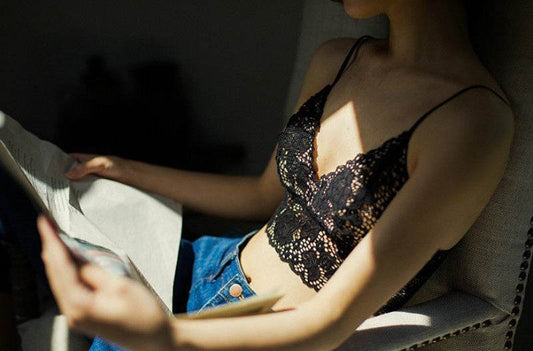 Elegant signature lace wirefree bralette - MYLUXURY LANE ENTERPRISE