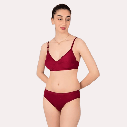 Comfortable Cotton Bra & Panty Set for Women - MYLUXURY LANE ENTERPRISE