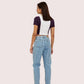 "Camper Chic" Contrast Zip Crop Top - MYLUXURY LANE ENTERPRISE
