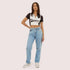 "Camper Chic" Contrast Zip Crop Top - MYLUXURY LANE ENTERPRISE