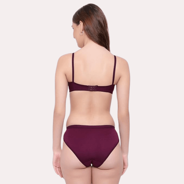 Padded Non-Wired Push-Up Bra Panty Set - MYLUXURY LANE ENTERPRISE