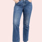 Women's 90s Blue Denim Straight Leg Jeans - MYLUXURY LANE ENTERPRISE