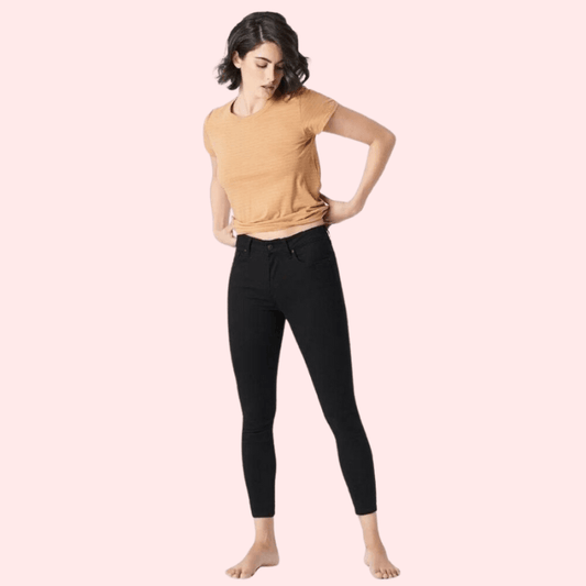 Women's Sleek Silhouette Black Skinny Fit Jeans - MYLUXURY LANE ENTERPRISE