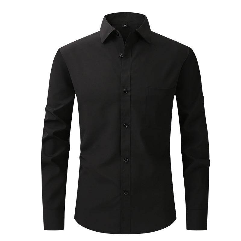 Men's Business Casual Long Sleeve Shirt - MYLUXURY LANE ENTERPRISE