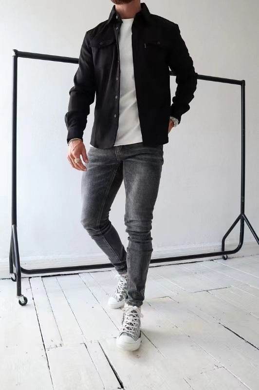 Men's Youth Casual Shirt Brushed - MYLUXURY LANE ENTERPRISE