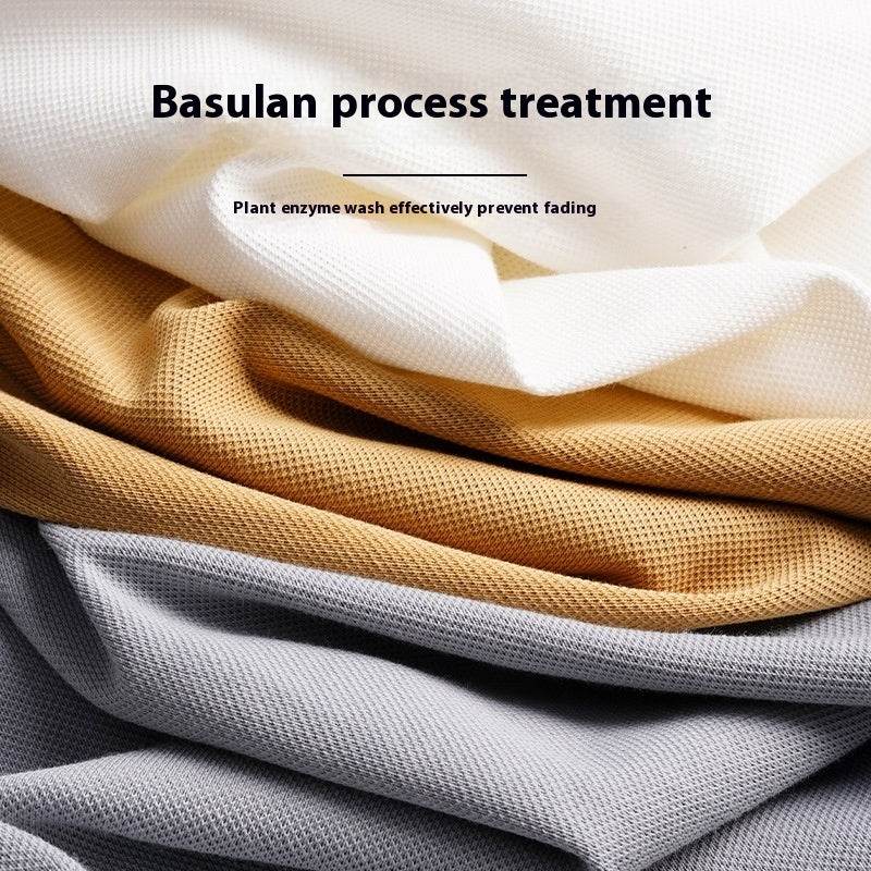 Cool Light Business Short Sleeve Loose Lapels T-shirt - MYLUXURY LANE ENTERPRISE