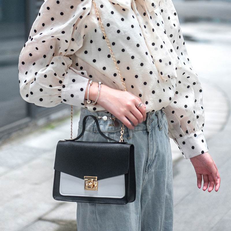 Fashion Chain Lock Shoulder Messenger Bag - MYLUXURY LANE ENTERPRISE