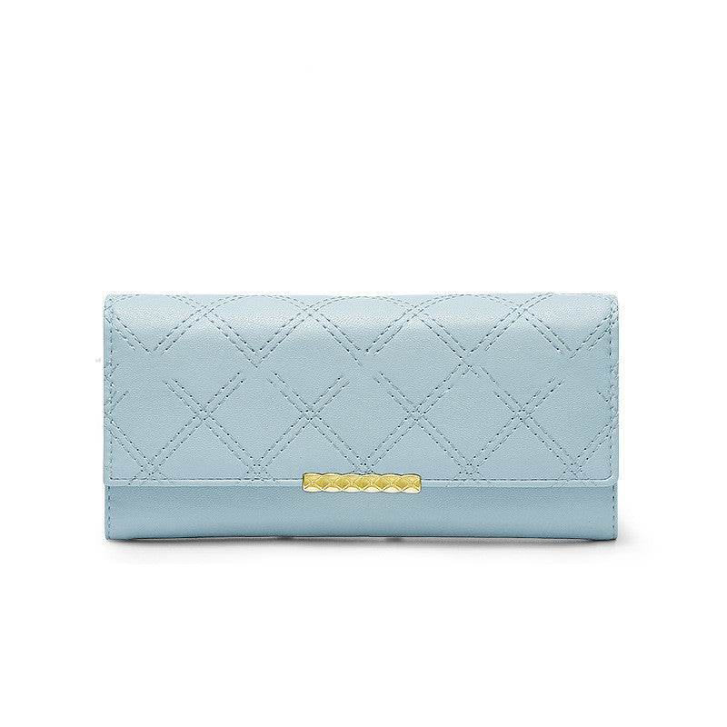 Fashion Rhombus Long Ladies Hand Wallet - MYLUXURY LANE ENTERPRISE